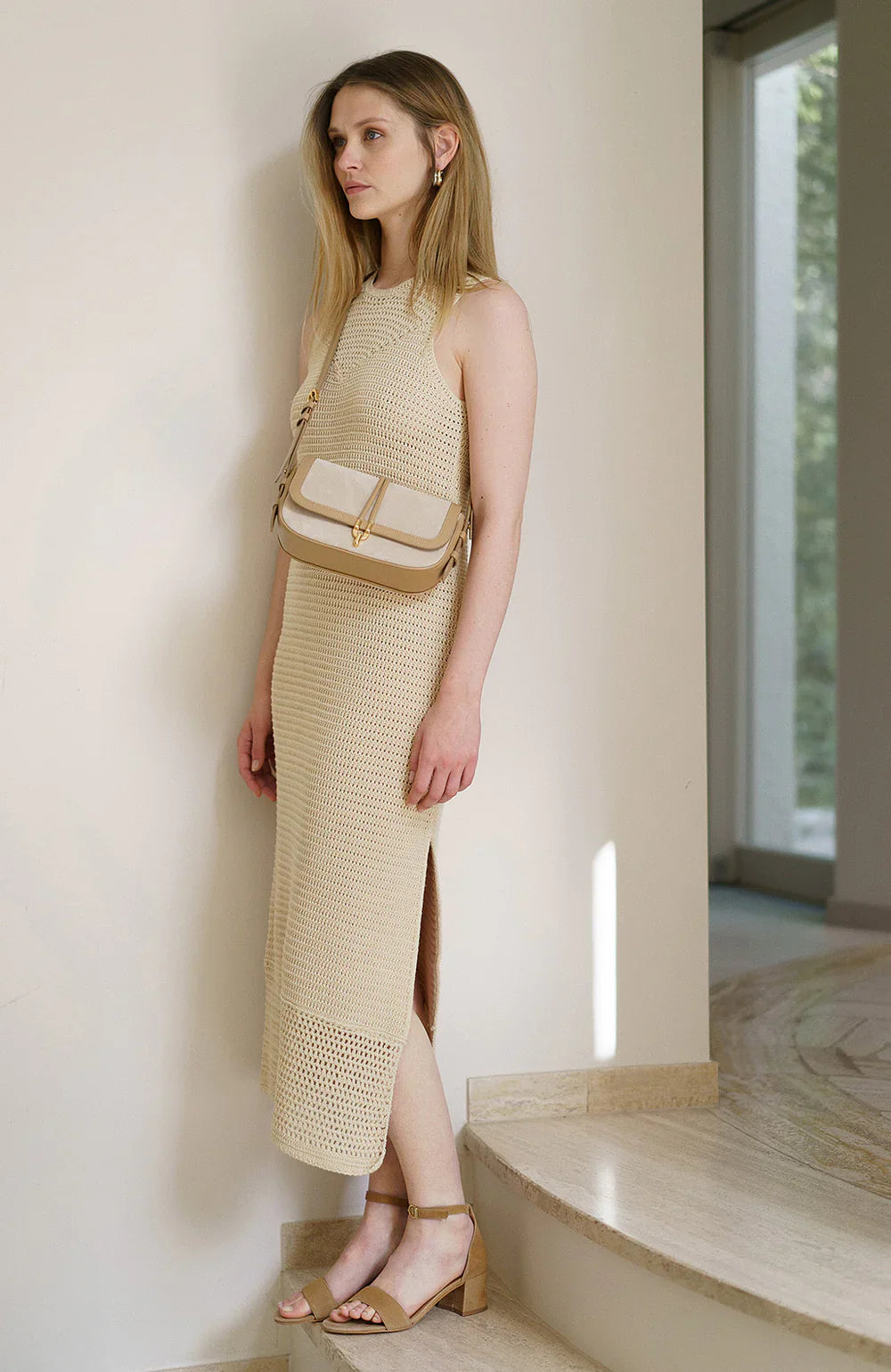 Gianni Baguette Beige