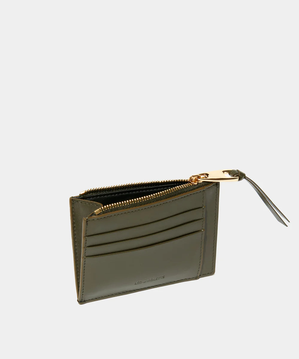 ID Holder Zipped - Khaki