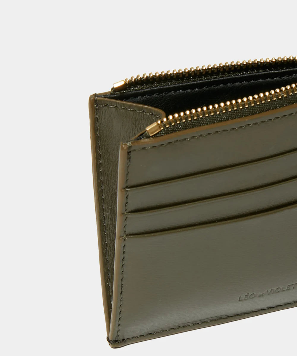 ID Holder Zipped - Khaki